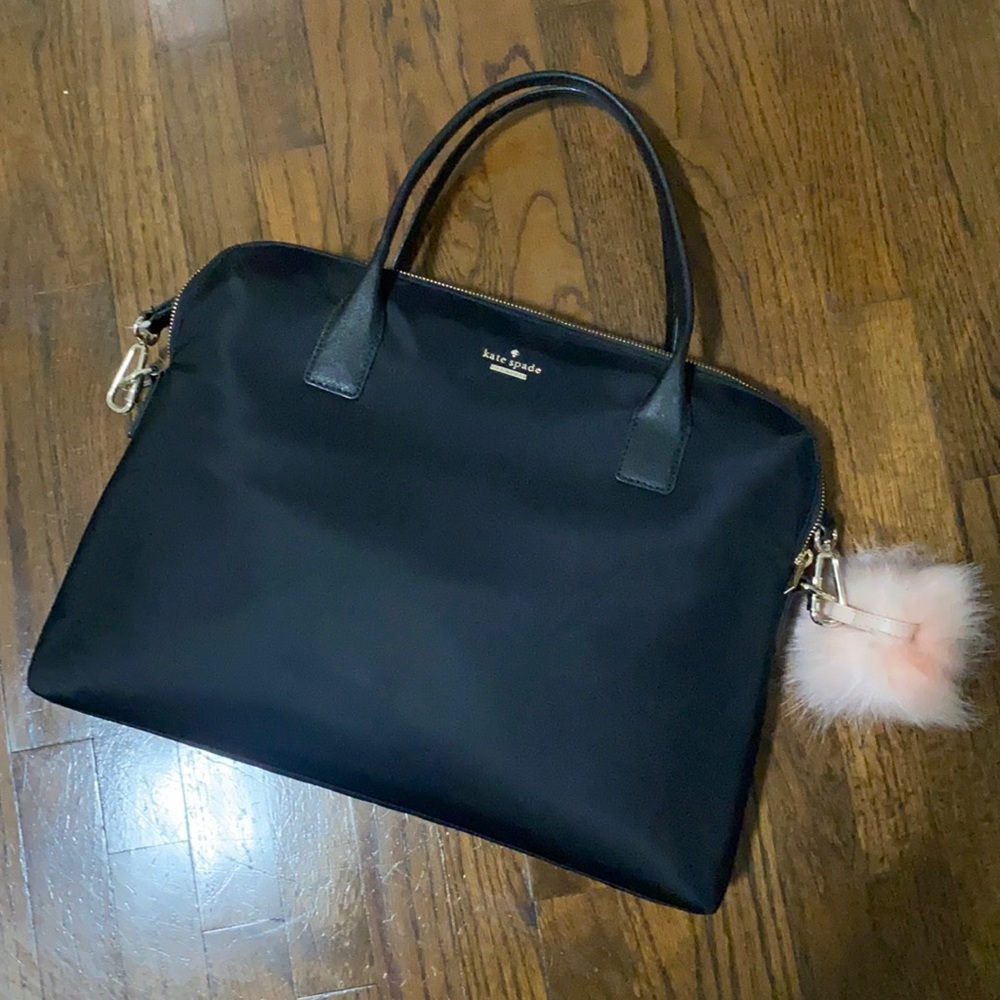 Kate Spade Laptop Black Nylon Bag